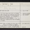 The Slacks, NJ81SW 21, Ordnance Survey index card, page number 1, Recto