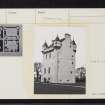 Udny Castle, NJ82NE 21, Ordnance Survey index card, Recto
