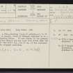 Aberdeen, Hilton, Lang Stane, NJ90NW 1, Ordnance Survey index card, page number 1, Recto