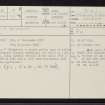 Aberdeen, Brig O' Balgownie, NJ90NW 4, Ordnance Survey index card, page number 1, Recto