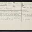 Aberdeen, St Peter's Cemetery, NJ90NW 15, Ordnance Survey index card, page number 1, Recto