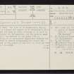 Aberdeen, St Catherine's Chapel, NJ90NW 48, Ordnance Survey index card, page number 1, Recto
