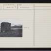 Fraserburgh, Wine Tower, NJ96NE 9, Ordnance Survey index card, Recto