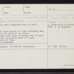 Lochlundie Moss, NK03SW 15, Ordnance Survey index card, Recto
