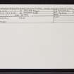 Tiree, Kirkapol, NM04NW 1, Ordnance Survey index card, Recto