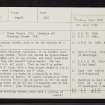 Coll, Totronald, NM15NE 15, Ordnance Survey index card, page number 1, Recto