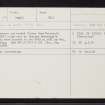 Coll, Totronald, NM15NE 25, Ordnance Survey index card, Recto