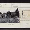Kilchoan, Old Parish Church, NM46SE 3, Ordnance Survey index card, Recto