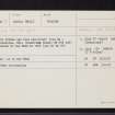 Glen Forsa, Mull, NM54SE 5, Ordnance Survey index card, Recto