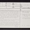 Ardnamurchan, Gortenfern, NM66NW 1, Ordnance Survey index card, page number 1, Recto