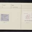 Dun Chonallaich, NM80SE 15, Ordnance Survey index card, Recto