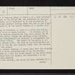 Old House Of Keppoch, NN28SE 2, Ordnance Survey index card, page number 3, Recto