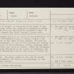 Tarbet, NN30SW 1, Ordnance Survey index card, Recto