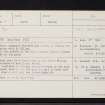 Strathfillan, 'Holy Pool', NN32NE 5, Ordnance Survey index card, Recto
