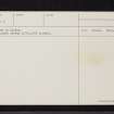 Clach Na Briton, NN32SW 2, Ordnance Survey index card, page number 2, Verso