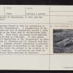 Harperstone, NN80SW 6, Ordnance Survey index card, page number 2, Verso