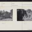 Gleneagles Castle, NN90NW 12, Ordnance Survey index card, Recto