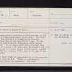 Pitcairngreen, NO02NE 14, Ordnance Survey index card, page number 1, Recto