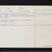 Pitcairngreen, NO02NE 14, Ordnance Survey index card, page number 2, Verso