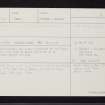 Dunkeld, Dunkeld House, NO04SW 16, Ordnance Survey index card, page number 1, Recto
