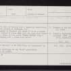 Tobar Mhoire, NO08NE 5, Ordnance Survey index card, Recto