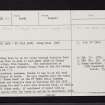 'Abbey Road', NO13NE 24, Ordnance Survey index card, page number 1, Recto