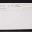 Ashintully, NO16SW 1, Ordnance Survey index card, Recto