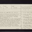 Carpow, NO21NW 24, Ordnance Survey index card, page number 1, Recto