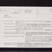 Carpow, NO21NW 24, Ordnance Survey index card, Recto