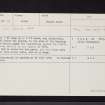 Coupar Angus Abbey, NO23NW 14, Ordnance Survey index card, Recto