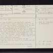 Dron Hill, NO23SE 2, Ordnance Survey index card, page number 1, Recto