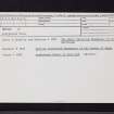 Meigle, NO24SE 25.16, Ordnance Survey index card, Recto