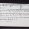 Meigle, NO24SE 25.21, Ordnance Survey index card, Recto