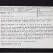 Meigle, NO24SE 25.24, Ordnance Survey index card, Recto