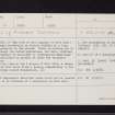 Drumderrach, NO25SE 18, Ordnance Survey index card, Recto