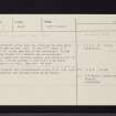 Bullion, NO33SW 17, Ordnance Survey index card, Recto