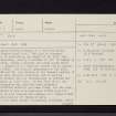 Denoon Law, NO34SE 1, Ordnance Survey index card, page number 1, Recto