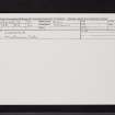 Kirriemuir, NO35SE 13, Ordnance Survey index card, Recto