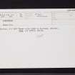 Kirriemuir, NO35SE 37, Ordnance Survey index card, Recto