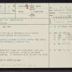 Law Of Baldoukie, NO45NE 4, Ordnance Survey index card, page number 1, Recto
