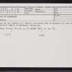 Law Of Baldoukie, NO45NE 4, Ordnance Survey index card, Recto