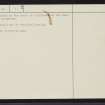 Law Of Coull, NO45NW 1, Ordnance Survey index card, page number 2, Verso