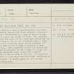Rob's Reed, NO45SE 30, Ordnance Survey index card, Recto