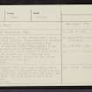 Tarfside, NO47NE 1, Ordnance Survey index card, Recto