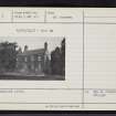 St Andrews, 71 North Street, NO51NW 21, Ordnance Survey index card, page number 2, Verso