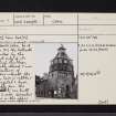 Crail, Marketgate, Tolbooth And Town Hall, NO60NW 11, Ordnance Survey index card, page number 1, Recto