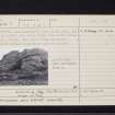 Constantine's Cave, Fife Ness, NO61SW 6, Ordnance Survey index card, page number 5, Recto