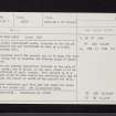 Dickmount Law, NO64SE 1, Ordnance Survey index card, Recto