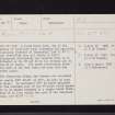 Stracathro, NO66NW 18, Ordnance Survey index card, page number 1, Recto