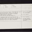Heatheryhaugh, NO68NE 1, Ordnance Survey index card, Recto
